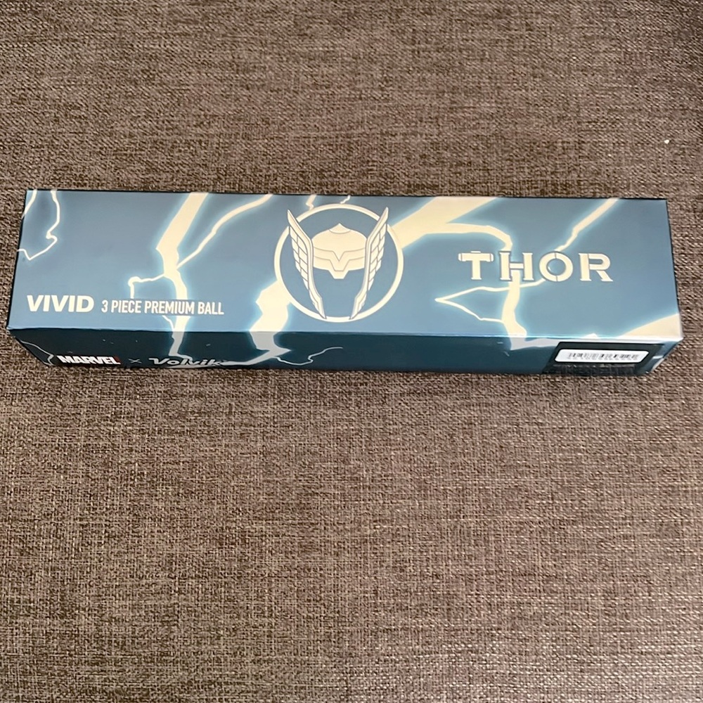3-piece golf ball and golf ball marker Thor edition set